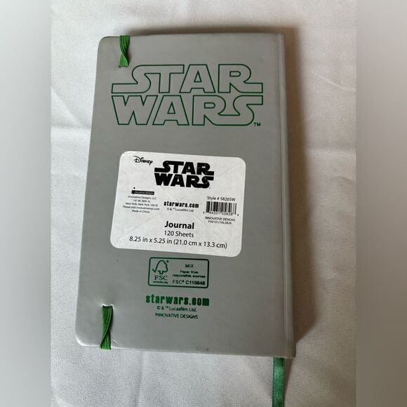 Yoda Star Wars Journal 120 Sheets 8.25 x 5.25” EPC - Picture 3 of 4